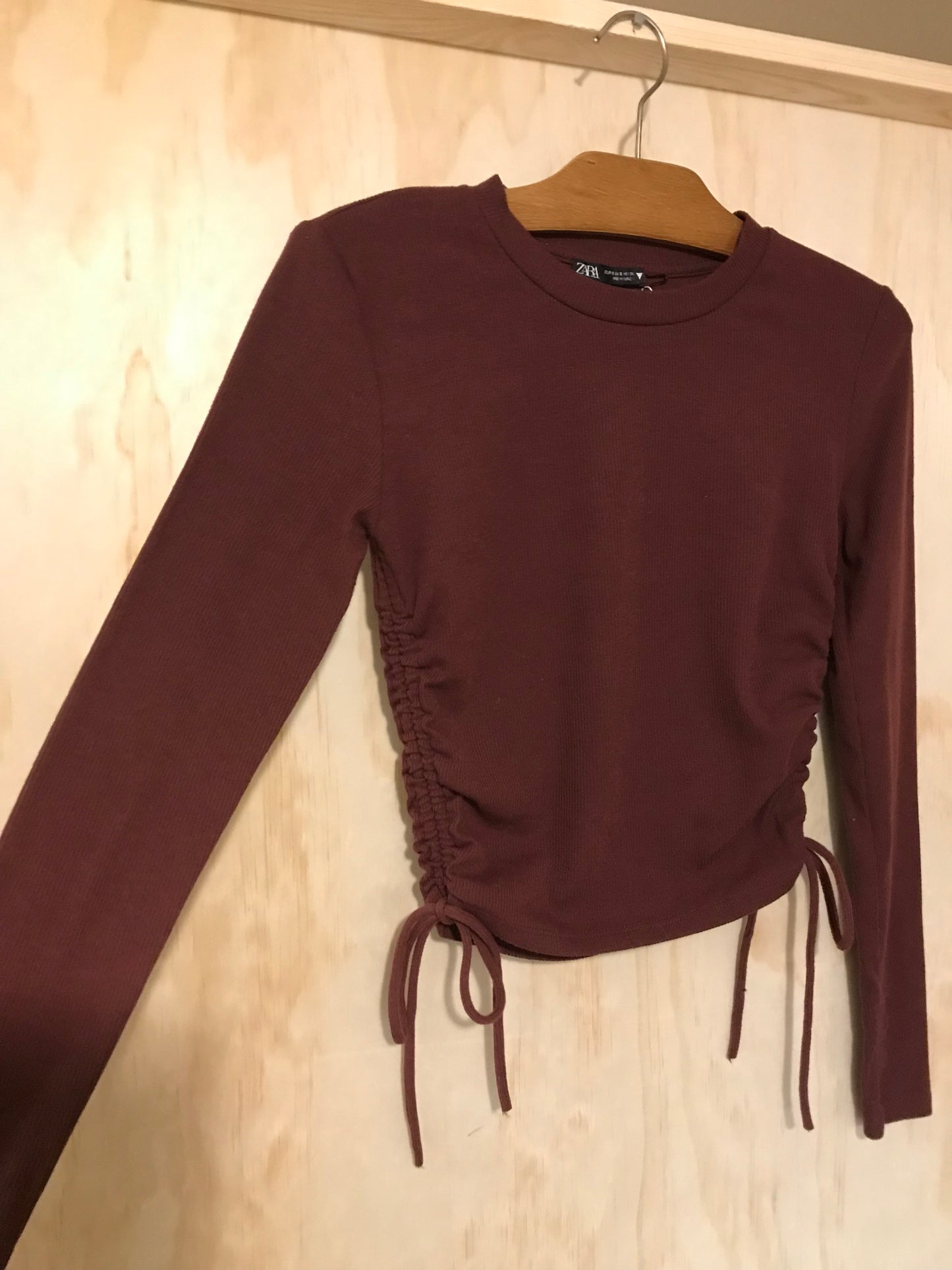 Zara crop long sleeve S