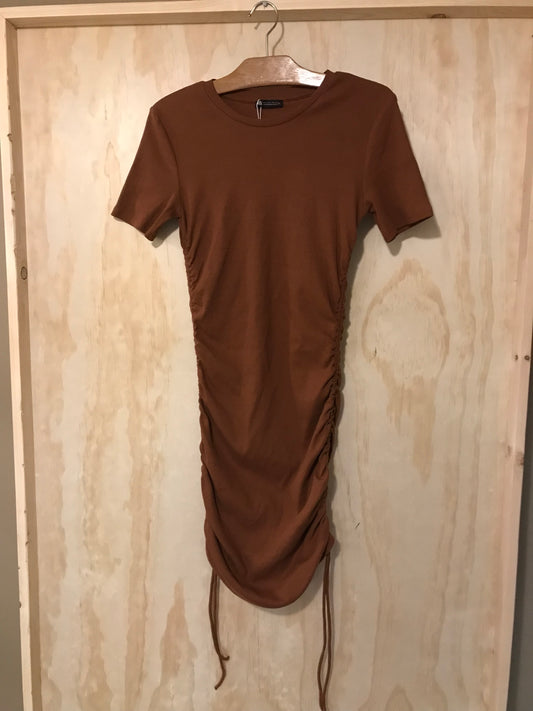 Zara cinch dress NWT L