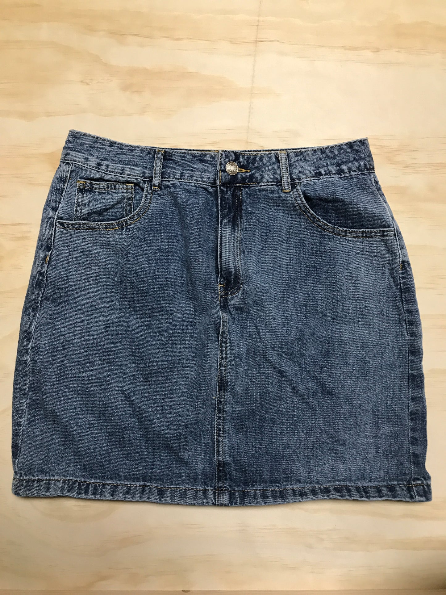 Thread supply denim skirt L