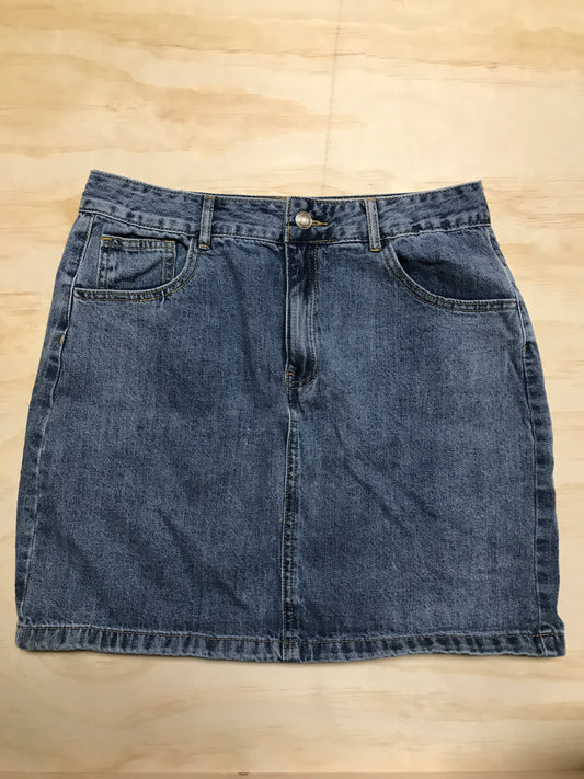 Thread supply denim skirt L