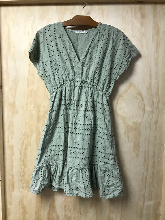 Valentina Naldi sage green dress L