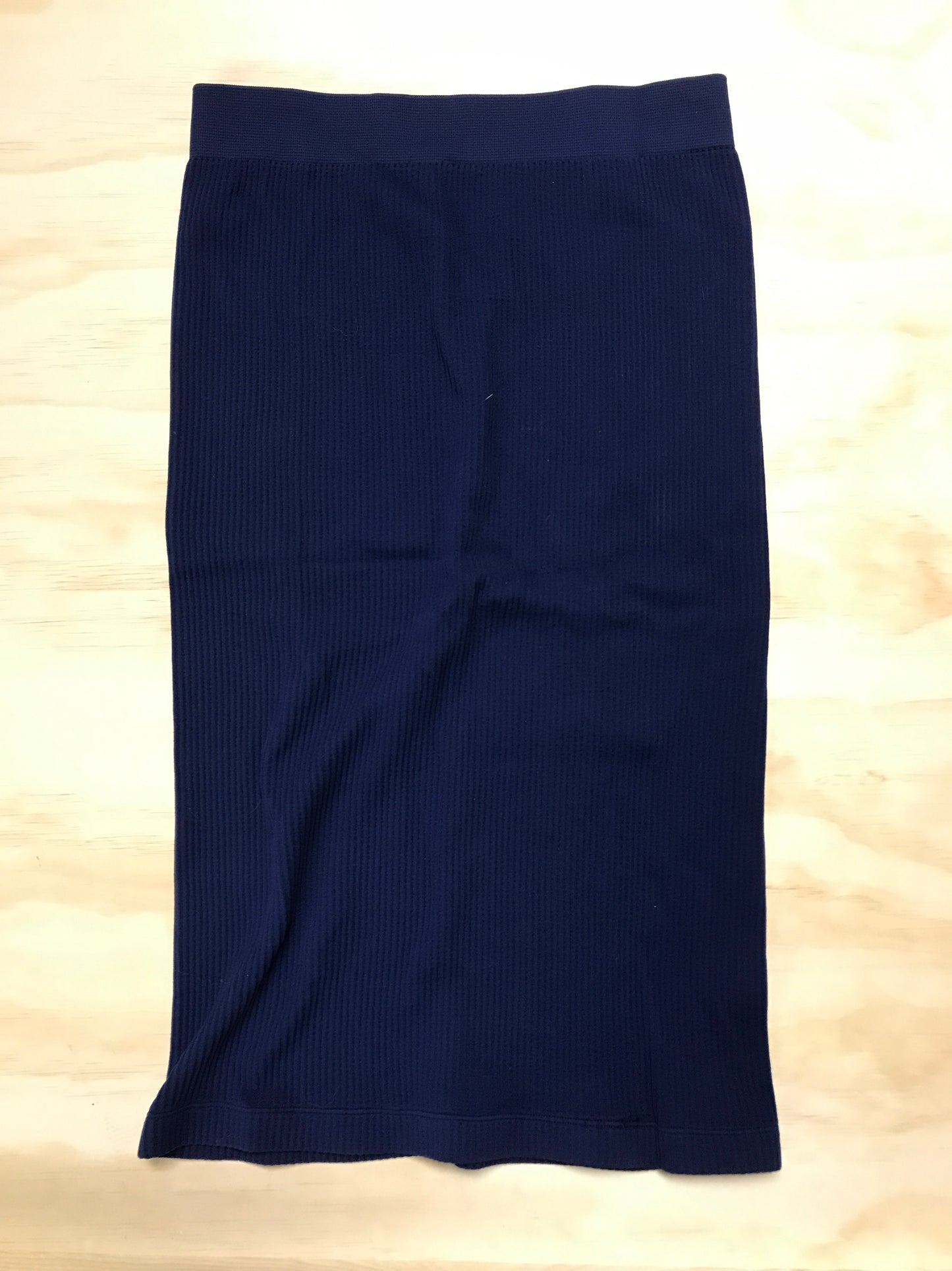 SJ ribbed blue skirt sm