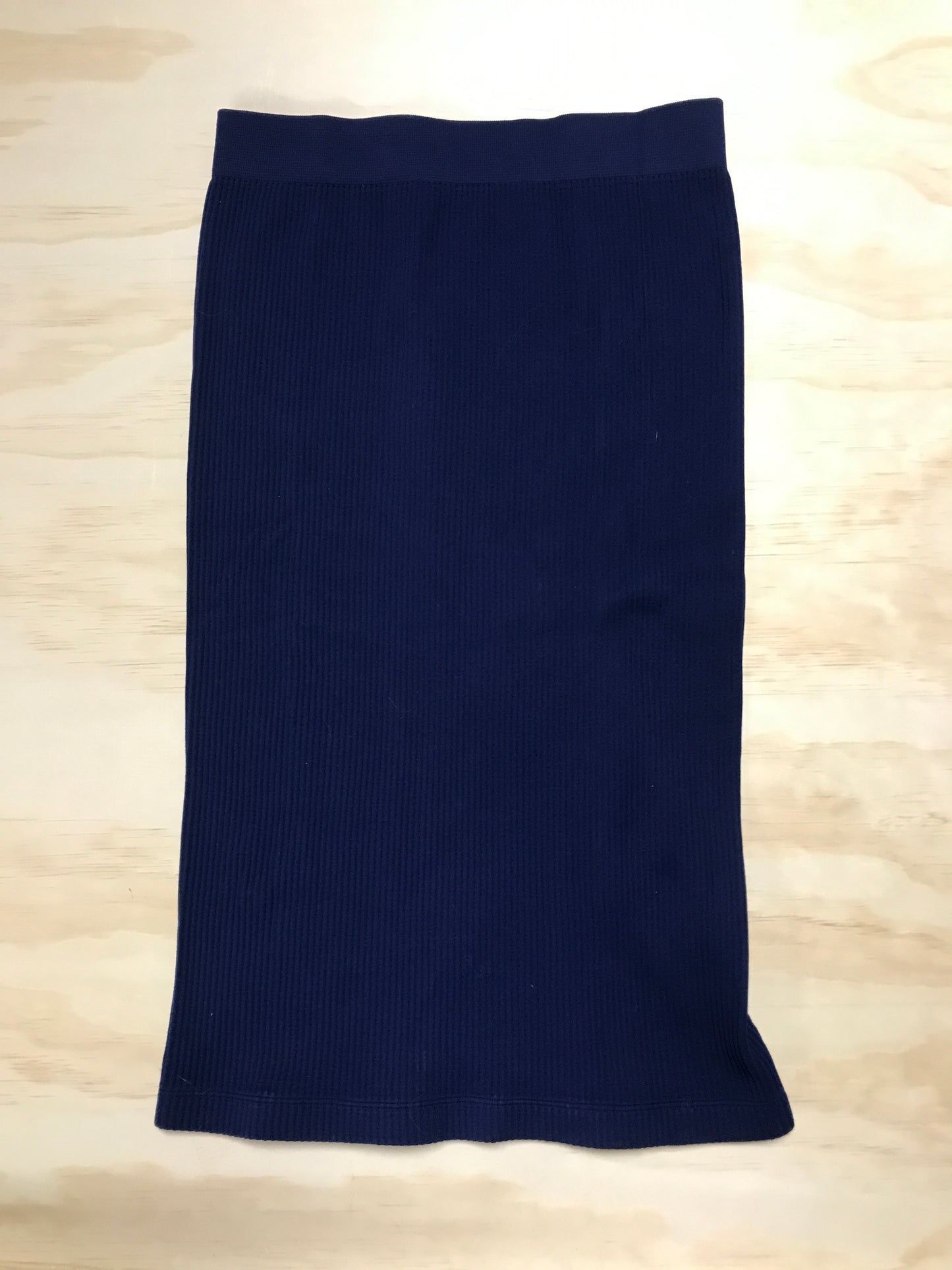 SJ ribbed blue skirt sm